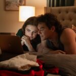 (L-R) Ella Bright and Belmont Cameli in 'Off Campus'