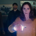 Colman Domingo, Tommy Martinez, Emily Blunt and Josh O'Connor in 'Disclosure Day.'