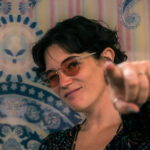 portrait of Sammy Rae at Levitate Music Festival